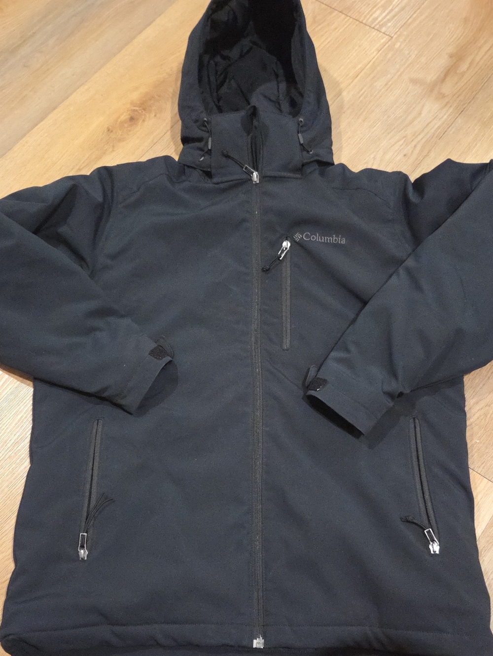 Columbia Men’s Black Hooded Performance Jacket